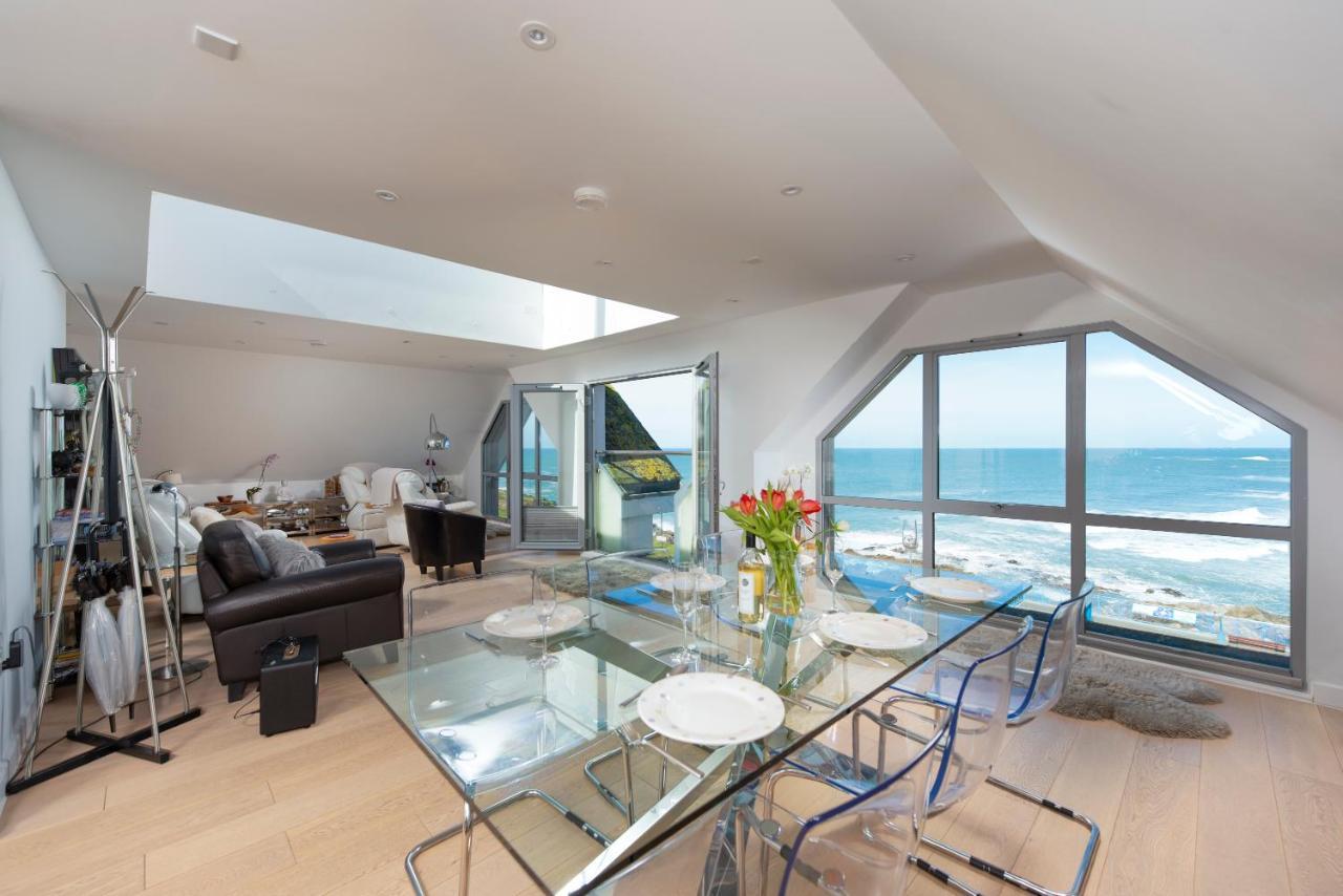 Fistral Beach Penthouse, Newquay Crantock Exteriör bild