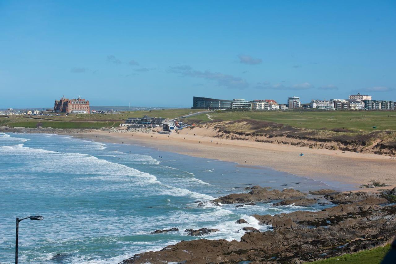 Fistral Beach Penthouse, Newquay Crantock Exteriör bild