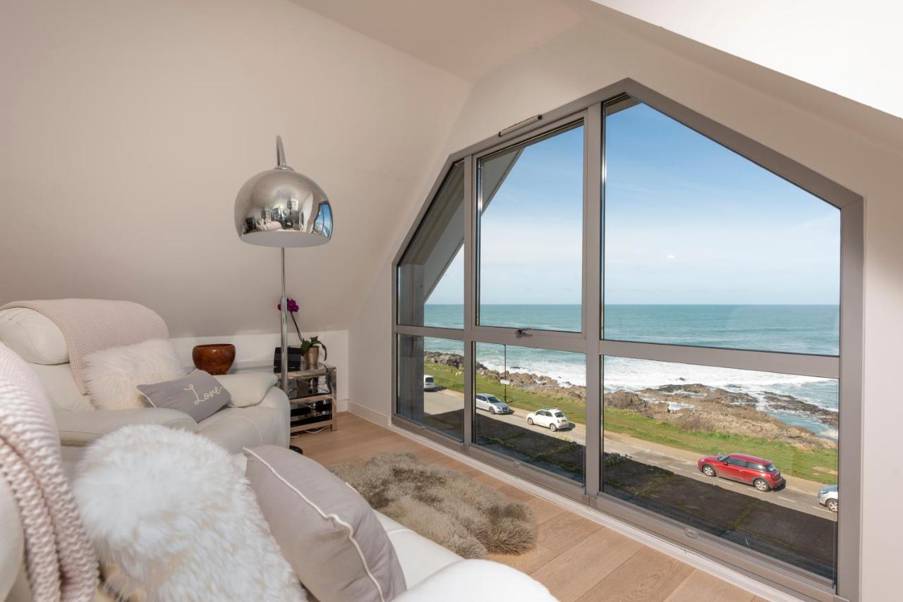 Fistral Beach Penthouse, Newquay Crantock Exteriör bild