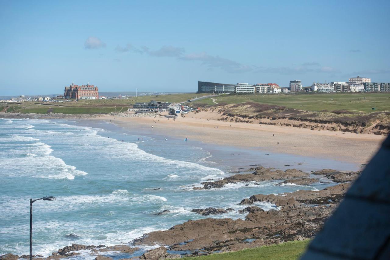 Fistral Beach Penthouse, Newquay Crantock Exteriör bild